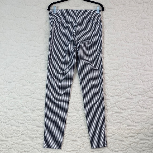 Zara Gingham Leggings Fitted Pants - Picture 8 of 12